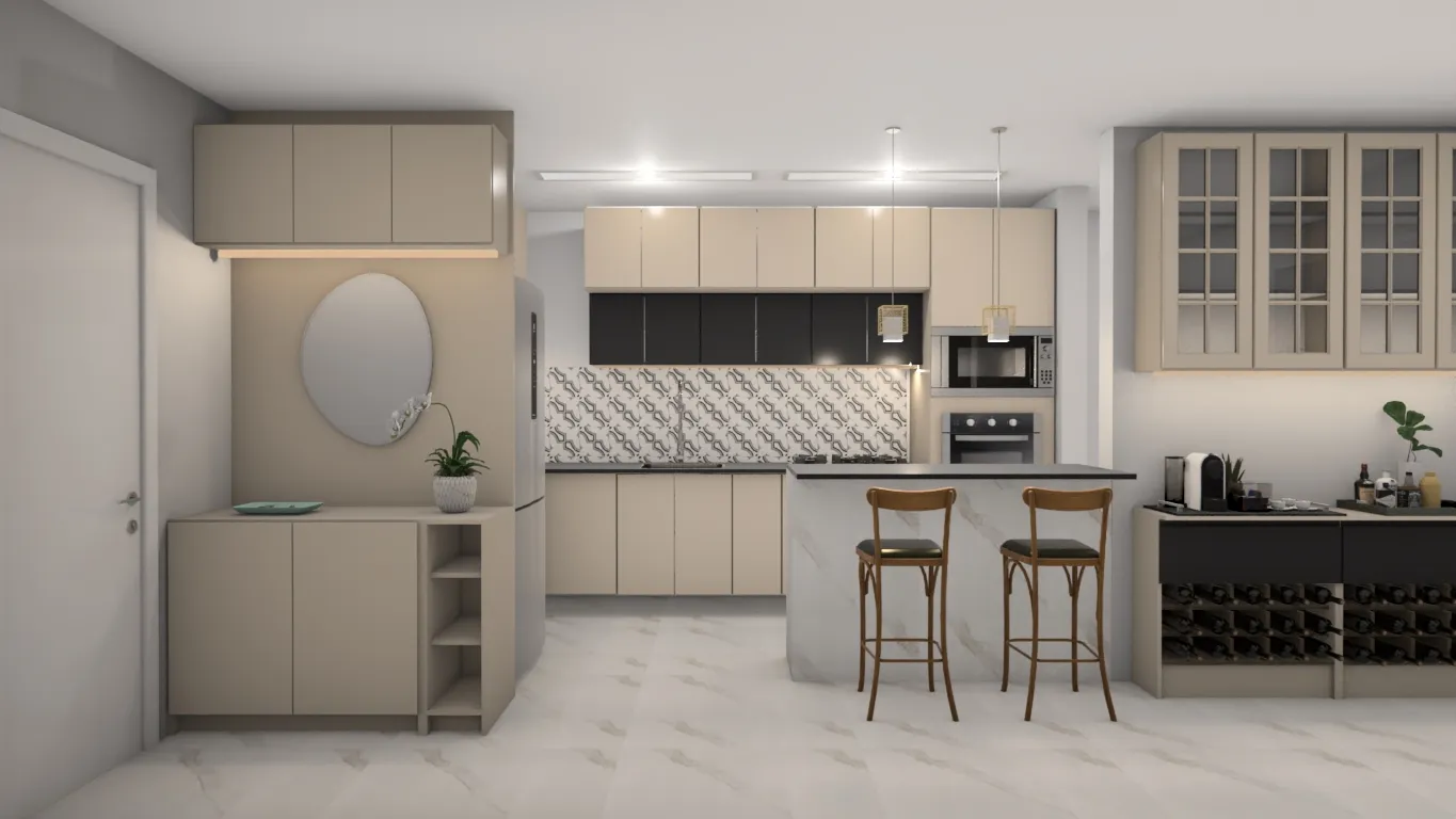 Ambiente projetado pela FF Interiores